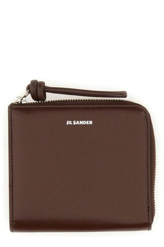 Jil Sander Logo Print Square Wallet - Jil Sander - Modalova