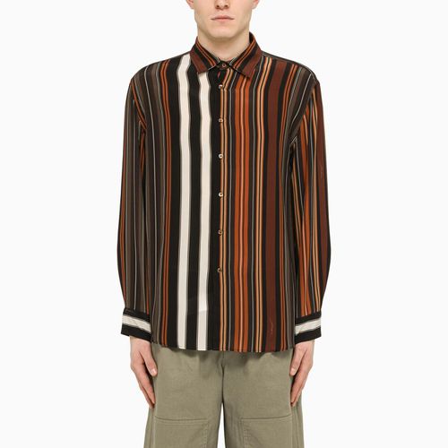 Etro Regular Brown Striped Shirt - Etro - Modalova
