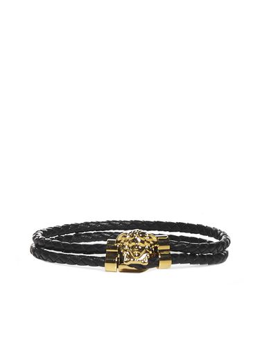 Versace la Medusa Leather Bracelet - Versace - Modalova