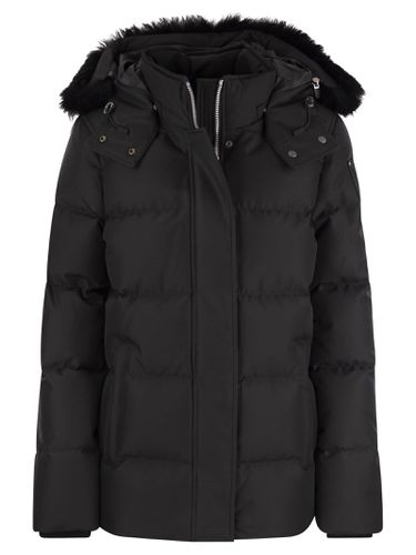 Cloud 3q - Down Jacket With Hood And Fur - Moose Knuckles - Modalova