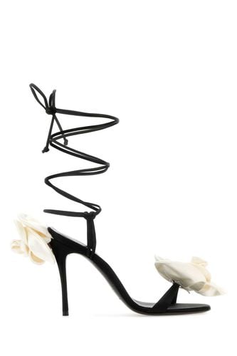 Magda Butrym Black Satin Sandals - Magda Butrym - Modalova