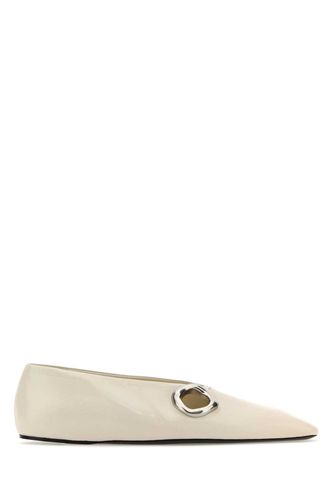 Jil Sander Chalk Leather Ballerinas - Jil Sander - Modalova