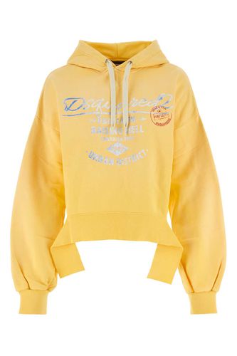 Dsquared2 Yellow Cotton Sweatshirt - Dsquared2 - Modalova