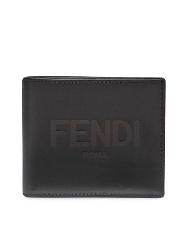 Fendi Embossed Logo Bi-fold Wallet - Fendi - Modalova