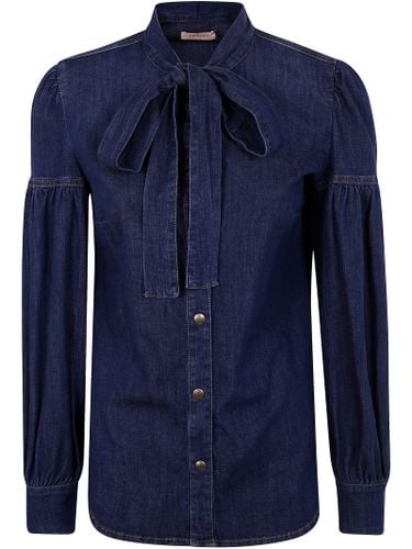 TwinSet Denim Shirt - TwinSet - Modalova