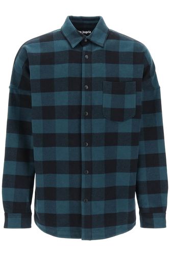 Palm Angels Checked Overshirt - Palm Angels - Modalova