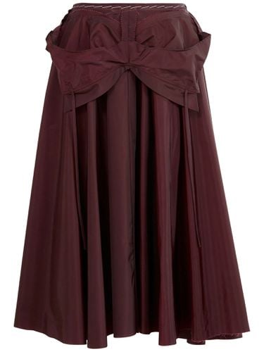 Burgundy A-line Midi Skirt - Maison Margiela - Modalova