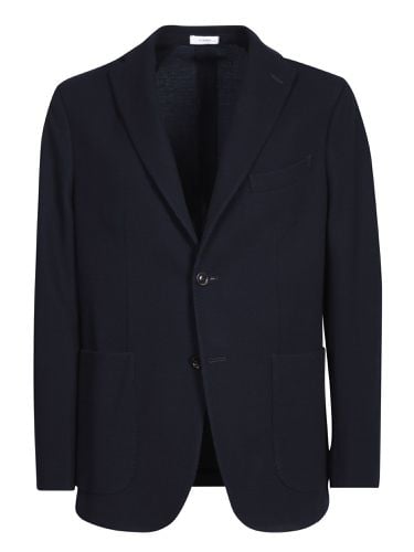 Single-breasted Knit Jacket - Boglioli - Modalova