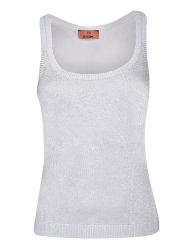 Missoni Lurex Silver Tank Top - Missoni - Modalova