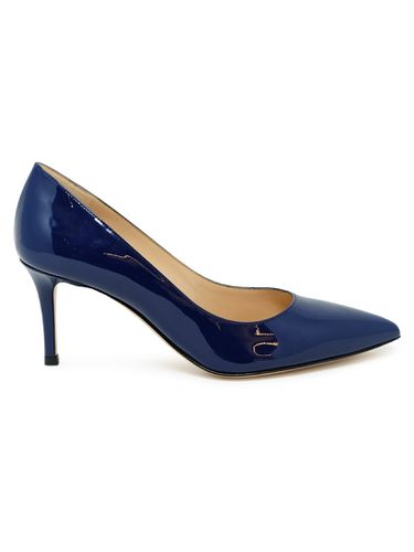 G26770.70ric. Vernavy Navy Patent Pumps - Gianvito Rossi - Modalova