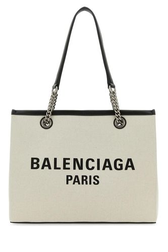 Ivory Canvas M Duty Free Shopping Bag - Balenciaga - Modalova