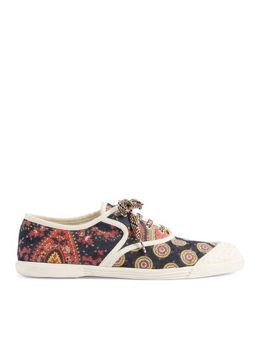 Bay By Bay Sneakers In Voyage Imaginaire Denim Fabric - Valentino Garavani - Modalova