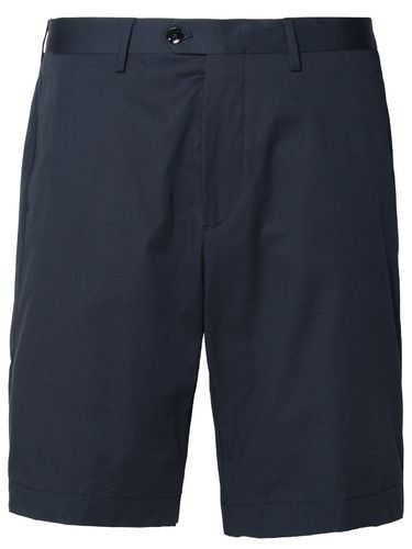 Etro Navy Cotton Bermuda Shorts - Etro - Modalova