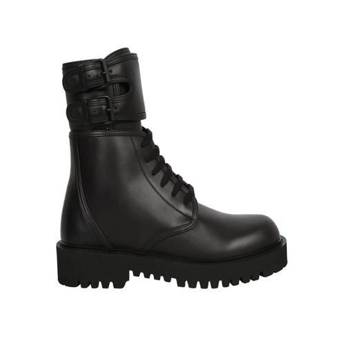 Garavani Leather Ankle Boots - Valentino Garavani - Modalova