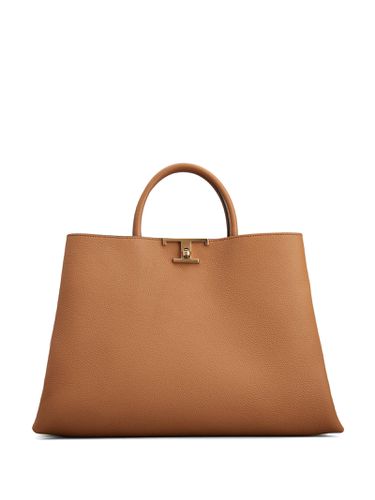 T Timeless Medium Leather Shopping Bag - Tod's - Modalova