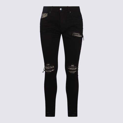 AMIRI Black Cotton Denim Jeans - AMIRI - Modalova