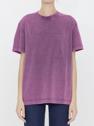 Embossed Logo T-shirt - Alexander Wang - Modalova