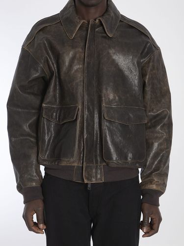 The Row Orwell Leather Jacket - The Row - Modalova