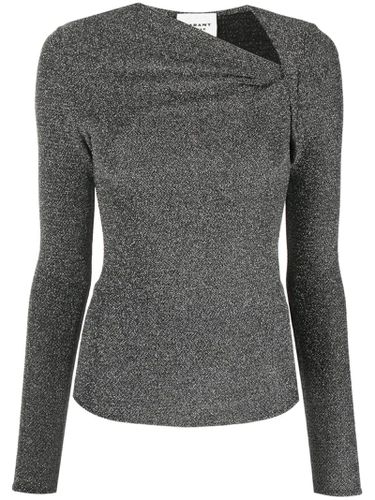 Cool Grey Metallic Threading Top - Marant Étoile - Modalova