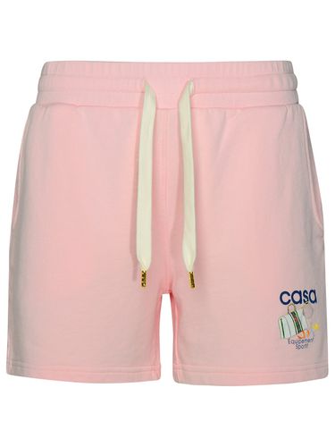 Equipement Sportif Pink Organic Cotton Shorts - Casablanca - Modalova