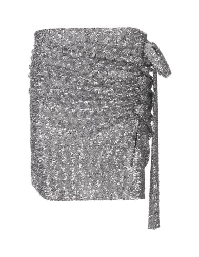 Skirt With Sequins And Draping - Paco Rabanne - Modalova