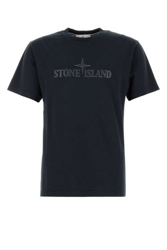 Midnight Blue Cotton T-shirt - Stone Island - Modalova