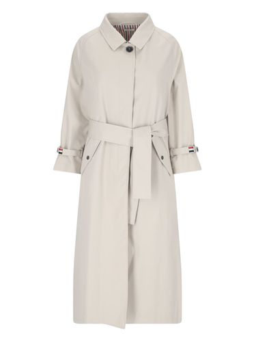 Single-breasted Trench Coat - Thom Browne - Modalova