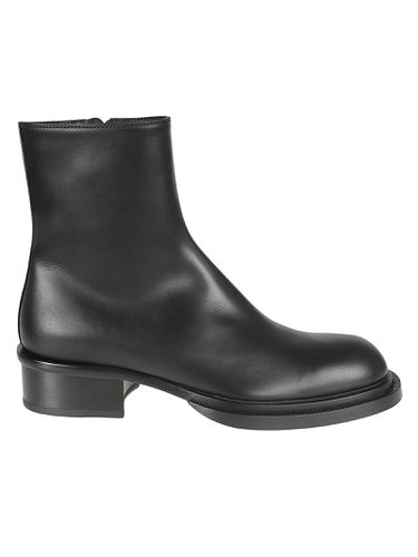 Block Heel Zipped Ankle Boots - Alexander McQueen - Modalova