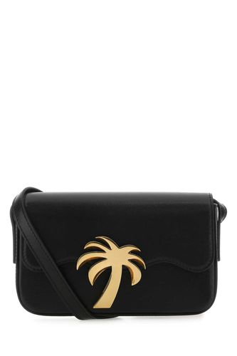 Black Leather Palm Beach Bridge Crossbody Bag - Palm Angels - Modalova