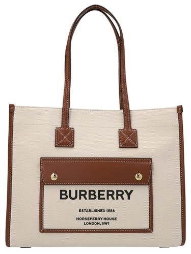 Burberry freya Midi Shopping Bag - Burberry - Modalova