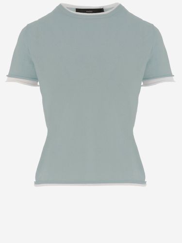 Cashmere T-shirt With Contrasting Edging - arch4 - Modalova
