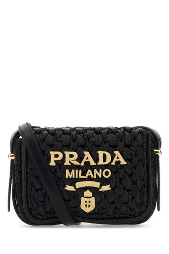 Prada Black Raffia Crossbody Bag - Prada - Modalova