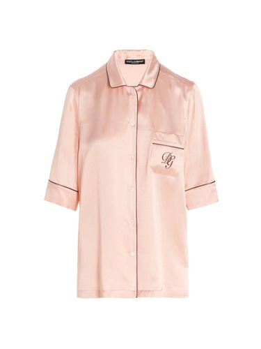 Short-sleeved Pyjama Shirt - Dolce & Gabbana - Modalova