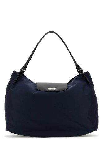 Midnight Blue Nylon Large Genã¨ve Shopping Bag - Balenciaga - Modalova