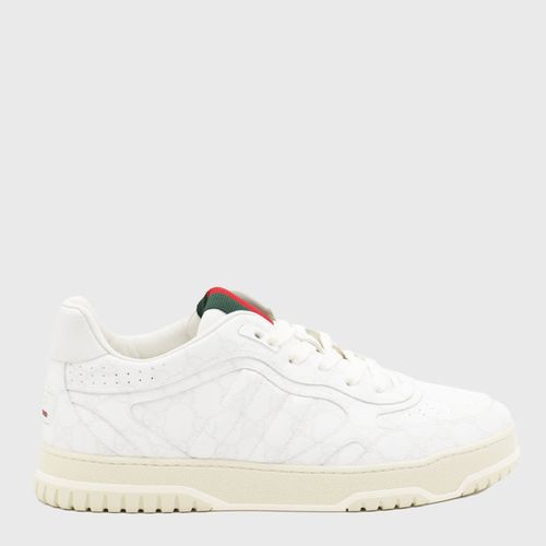 Gucci White Leather Sneakers - Gucci - Modalova