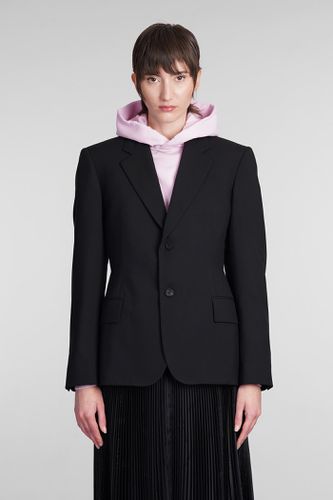 Balenciaga Blazer In Black Wool - Balenciaga - Modalova