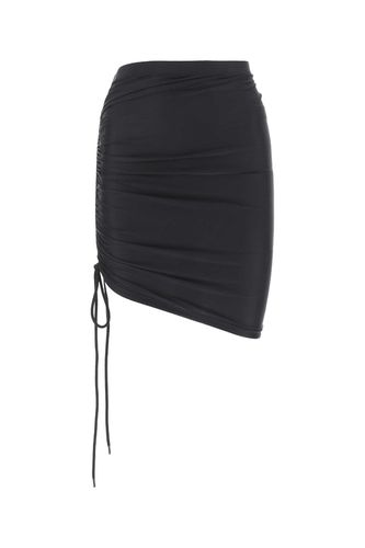 Black Stretch Nylon Skirt - Balenciaga - Modalova