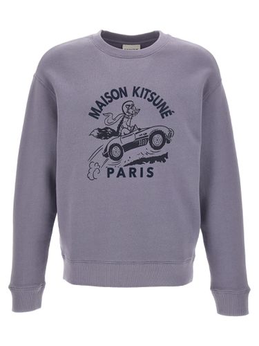 Racing Fox Sweatshirt - Maison Kitsuné - Modalova
