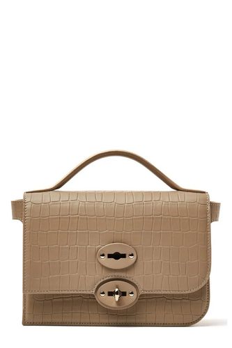 Ella Embossed Twist-lock Tote Bag - Zanellato - Modalova