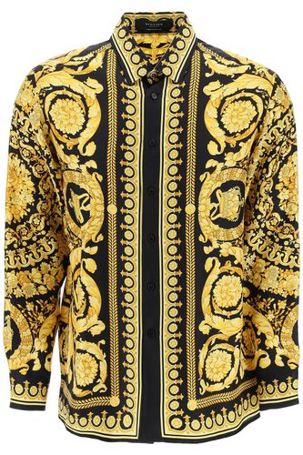 Versace Barocco Print Silk Shirt - Versace - Modalova