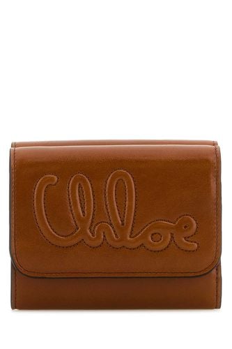 Chloé Caramel Leather Wallet - Chloé - Modalova