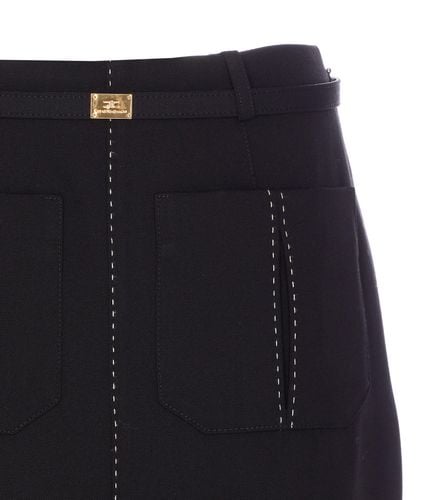 Elisabetta Franchi Belted Skirt - Elisabetta Franchi - Modalova