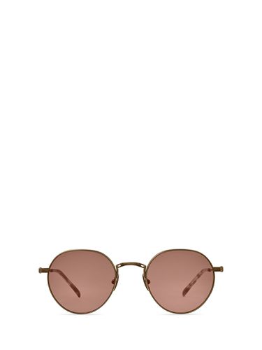 Hachi S Antique Gold-/-flat Tahitian Rose Sunglasses - Mr. Leight - Modalova