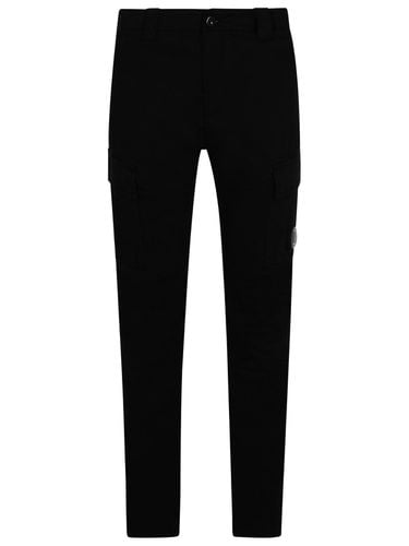 C. P. Company Cargo Black Cotton Pants - C.P. Company - Modalova