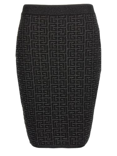 Balmain monogram Skirt - Balmain - Modalova