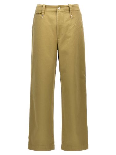 Burberry Cotton Trousers - Burberry - Modalova