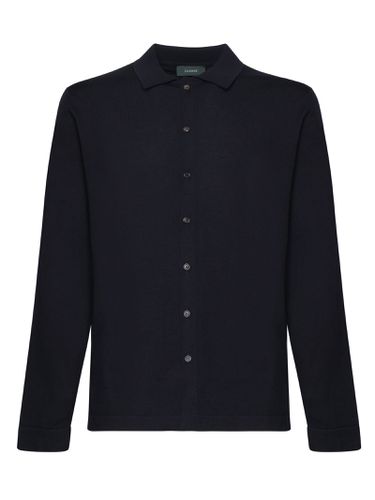 Zanone Virgin Wool Shirt - Zanone - Modalova