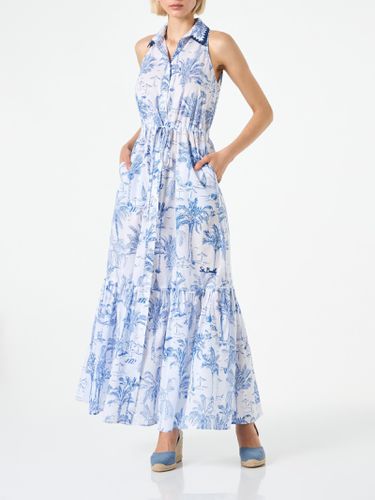 Woman Halterneck Dress With Toile De Jouy Print - MC2 Saint Barth - Modalova