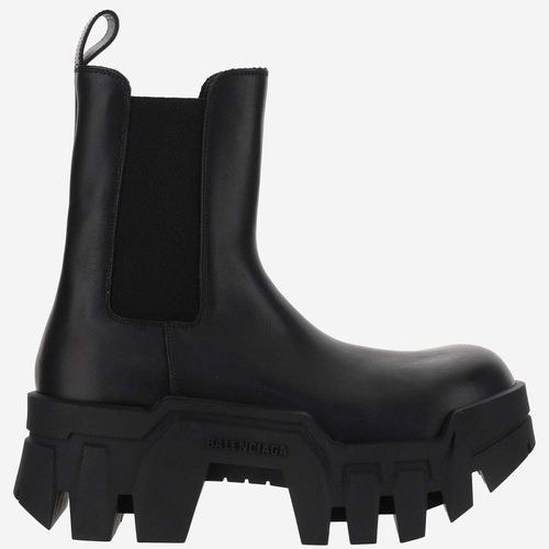 Bulldozer Leather Chelsea Boots - Balenciaga - Modalova