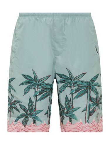 Palm Row Long Swimshorts - Palm Angels - Modalova